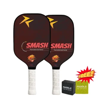Smash Pickleball Paddle | Kevlar Construction Combo Pack | Get 2 Erasers Free