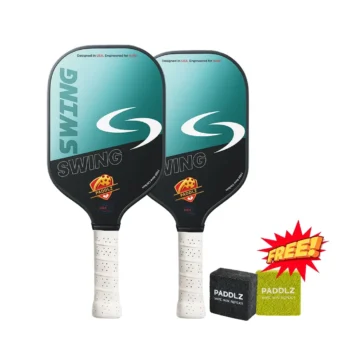 Swing Pickleball Paddle | Raw T700 Carbon Fiber Combo | Free 2 Erasers Included